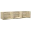 vidaXL Wall Cabinet Sonoma oak Engineered wood Medium Modern