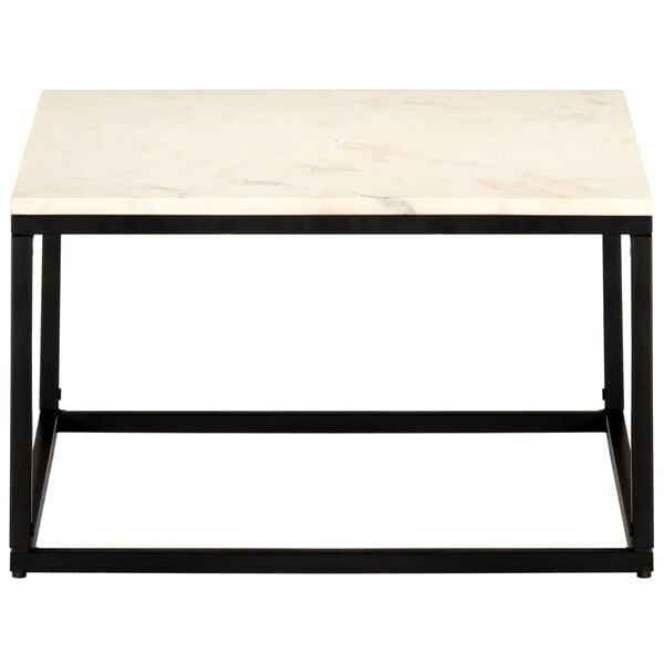 vidaXL Coffee Table White and black