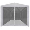 vidaXL Party Tent with 6 Mesh Sidewalls 19.7' x 9.8'