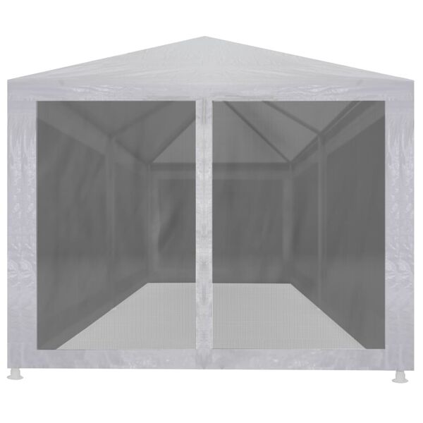 vidaXL Party Tent with 6 Mesh Sidewalls 19.7' x 9.8'