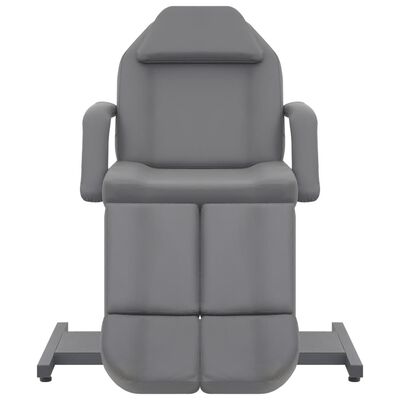 vidaXL Beauty Treatment Chair Faux Leather Gray 70.9"x24.4"x30.7"