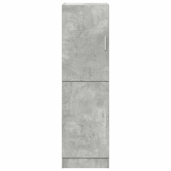 vidaXL Kitchen Cabinet Concrete Gray Engineered Wood Medium