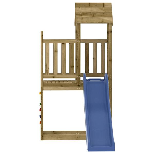 vidaXL Outdoor Playset Pine, Blue Pressure-treated pine wood, Polypropylene