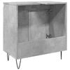 vidaXL Bathroom Cabinet Concrete Gray Engineered Wood, Iron Medium