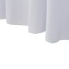 vidaXL Table Cover Set of 2 White 90% polyester, 10% elastane