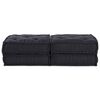 vidaXL Modular Sofa 2 pcs Anthracite 55.12 x 27.56 x 14.17 in Fabric