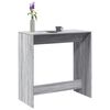 vidaXL Bar Table Grey Sonoma Engineered wood Tall Simple Bar Table
