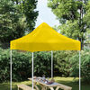 vidaXL Party Tent Roof 6.6'x6.6' Yellow 0.9 oz/ft²