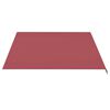 vidaXL Replacement Awning Fabric Burgundy red 100% Polyester with PU coating
