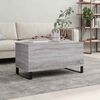 vidaXL Coffee Table Grey Sonoma Engineered wood, Metal Medium