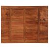 vidaXL Table Top Mixed colors Solid reclaimed wood 35.4 x 31.5 x 1.0 in