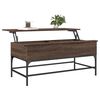 vidaXL Coffee Table Brown Oak Engineered Wood 39.4 in x 19.7 in x 17.7 in