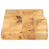 vidaXL Table Top Natural wood Solid rough mango wood 39.4x11.8 in