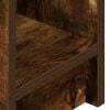 vidaXL Bedside Cabinet Set of 2 Smoked oak Engineered wood Small