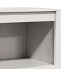 vidaXL Kitchen Cabinet White 21.65 x 21.65 x 36.22 in Solid Pine Wood