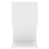 vidaXL Bedside Cabinet Set of 2 White Engineered Wood Bedside Cabinet