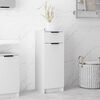 vidaXL Compact Bathroom Cabinet High gloss white Engineered wood Compact