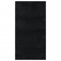 vidaXL Shaggy Rug Black 4'x6' Polyester
