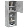 vidaXL TV Cabinet Concrete Grey Engineered Wood Medium TV Cabinet