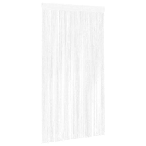 vidaXL String Curtains 2 pcs 55.1x98.4" White