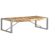 vidaXL Coffee Table 55.1"x27.6"x15.7" Rough Mango Wood