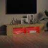 vidaXL TV Cabinet Sonoma Oak Engineered Wood Standard TV Cabinet