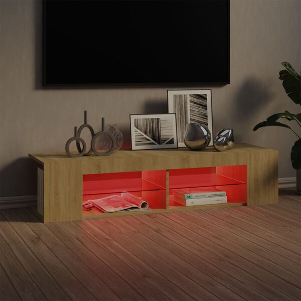 vidaXL TV Cabinet Sonoma Oak Engineered Wood Standard TV Cabinet