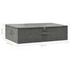 vidaXL Storage Box Anthracite Fabric, Oxford fabric, Non-woven