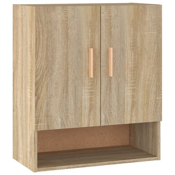 vidaXL Wall Cabinet Sonoma oak Engineered wood Medium Wall Cabinet
