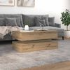 vidaXL Coffee Table Artisian oak Engineered wood Medium Coffee Table