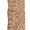 vidaXL 3D Wall Cladding Panels 10 pcs 11.6 ft² Solid Wood Teak