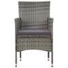 vidaXL Sofa Set Grey and dark grey (cushion)