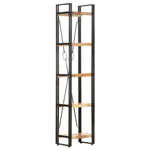 vidaXL Bookcase Natural wood and black