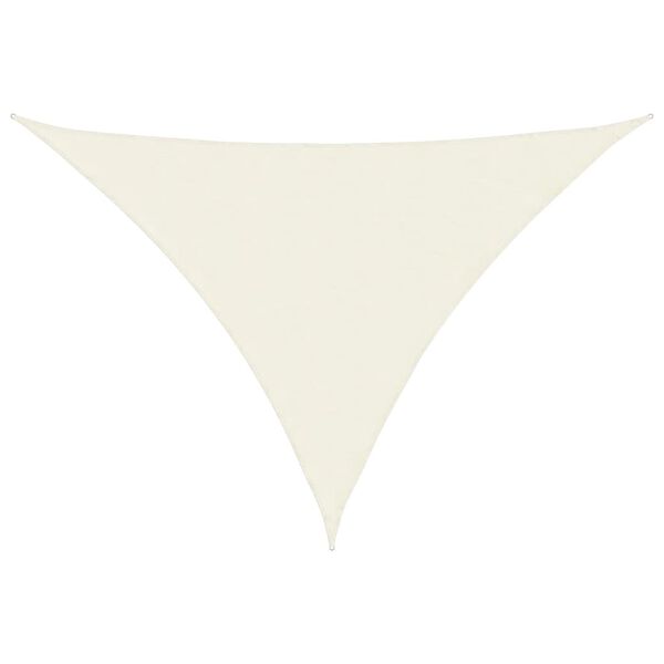 vidaXL Sun Sail Cream PU coated oxford fabric Large
