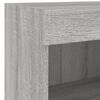 vidaXL 5 Piece TV Wall Units with LED Gray Sonoma Engineered Wood
