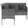 vidaXL Couch Sofa Grey