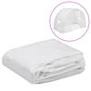 vidaXL Greenhouse Replacement Cover Clear PE 9.8 x 4.9 x 6.6 ft