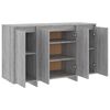 vidaXL Sideboard Grey Sonoma Manufactured wood Standard Sideboard