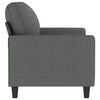 vidaXL 2-seater Sofa Dark gray Fabric (100% polyester), metal, textilene