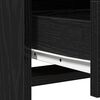 vidaXL Dressing Table Black oak 50 x 41 x 135 cm Engineered wood