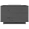 vidaXL Coffee Table Grey Solid pine wood 31.5 x 19.7 x 14.0 in