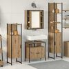 vidaXL Bathroom Cabinet Set Other 4 pcs artisan oak Engineered wood