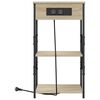 vidaXL Bedside Cabinet with Shelf Sonoma Oak 16.14 x 12.20 x 29.92 in