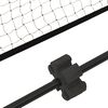 vidaXL Tennis Net Black and Red 118.1"x39.4"x34.3" Polyester