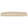 vidaXL Cushion Beige 43.31 x 15.75 x 3.15 in Oxford Fabric