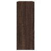 vidaXL Shoe Cabinet Brown Oak Engineered Wood Compact Shoe Cabinet