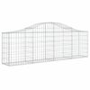 vidaXL Arched Gabion Baskets 18 pcs 78.7"x11.8"x23.6"/31.5" Galvanized Iron