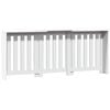 vidaXL Radiator Cover White 80.7x8.5x32.9" Engineered Wood