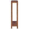 vidaXL Plant Stand Set of 2 Natural teak Solid teak wood Extra Tall