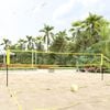 vidaXL Volleyball Net Yellow and Black 324"x96.1" PE Fabric